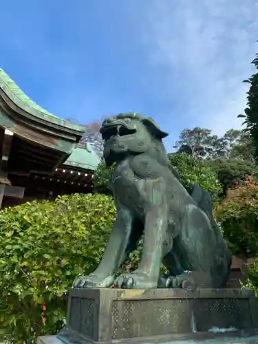 江名諏訪神社の狛犬