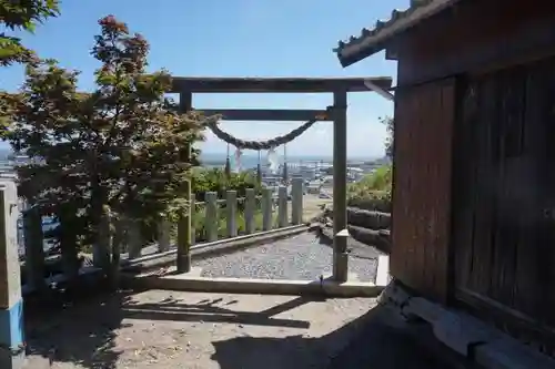 阿奈志神社の鳥居