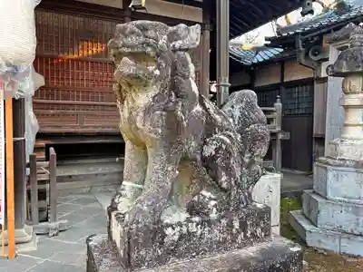 宇流冨志禰神社の狛犬