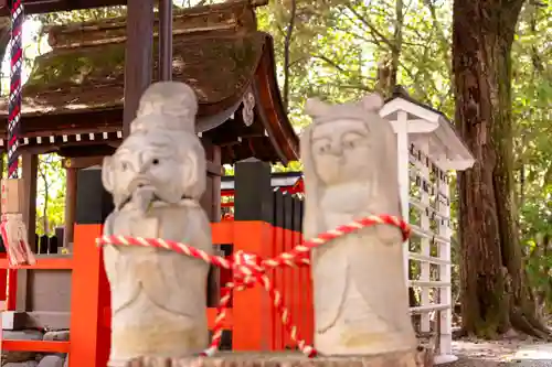 賀茂御祖神社（下鴨神社）の像