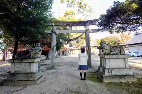 天満神社（鷲塚天満神社）の鳥居