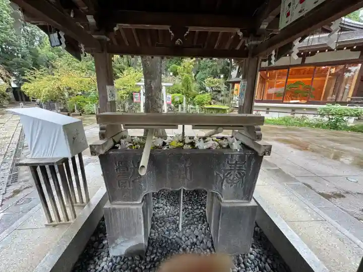鳩森八幡神社の手水舎