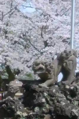 前原御嶽神社の狛犬