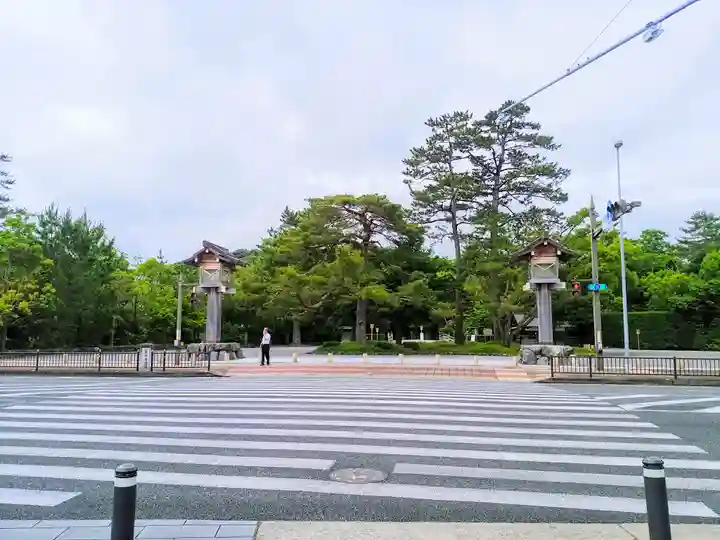 伊勢神宮外宮(豊受大神宮)の周辺