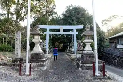 長瀬神社の鳥居