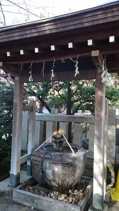 牛天神北野神社の手水舎