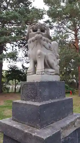 上川神社頓宮の狛犬