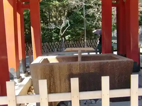 鶴岡八幡宮の手水舎