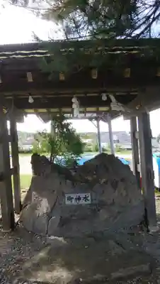 早来神社の手水舎