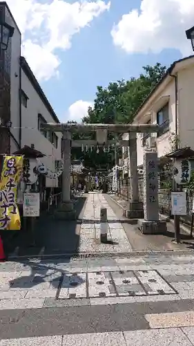 川越熊野神社の鳥居