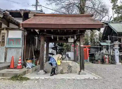 神明生田神社の手水舎