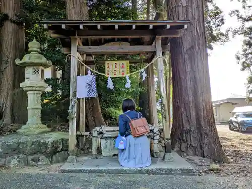 大神山八幡宮の手水