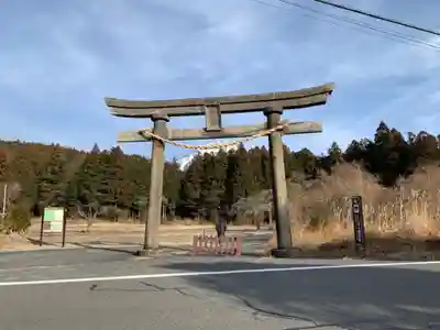 人穴浅間神社の鳥居