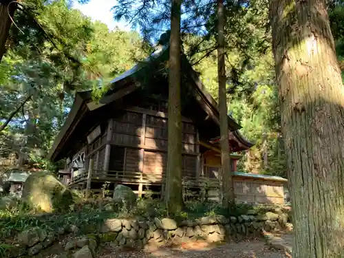 河口浅間神社の本殿・本堂