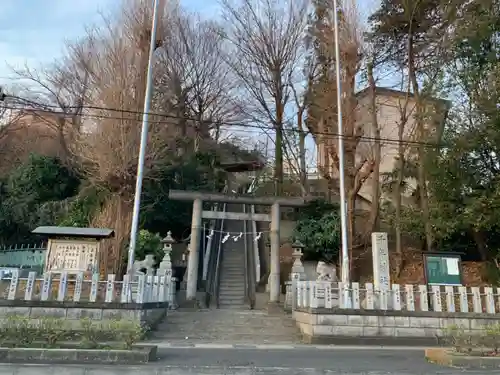 千年神社の鳥居