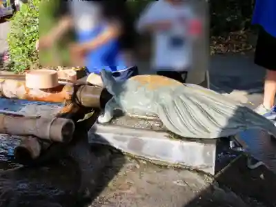 亀戸天神社の手水舎