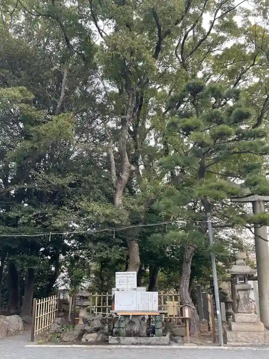 菅原神社の自然