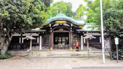 白金氷川神社の本殿・本堂