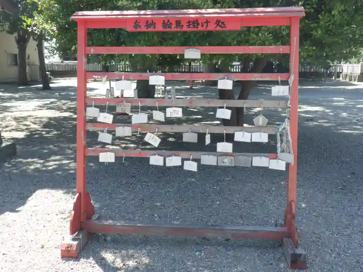 諏訪神社の絵馬