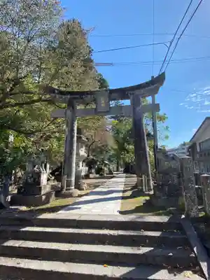 小国両神社の鳥居