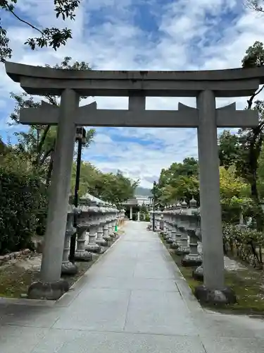 伊和志津神社の鳥居