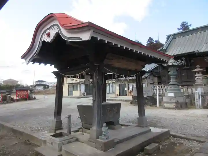 上野国一社八幡八幡宮の手水舎