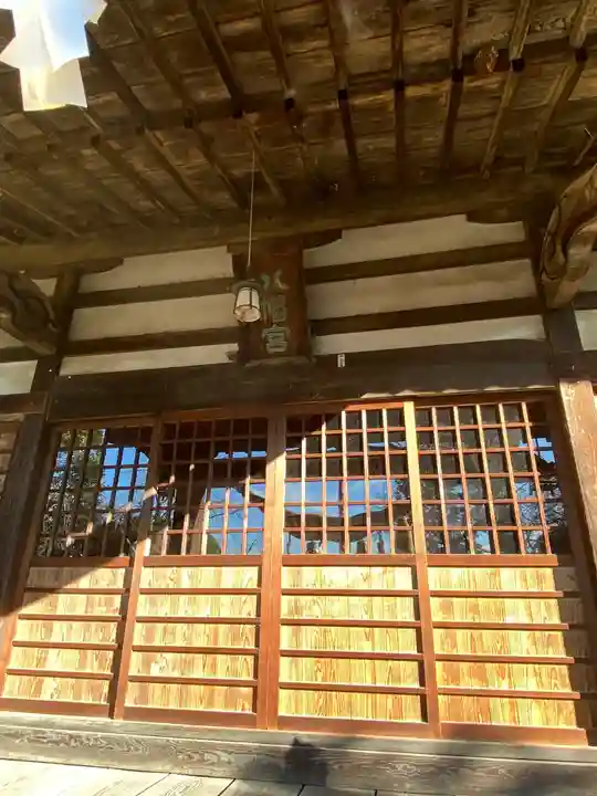 甲斐総社八幡神社の本殿・本堂