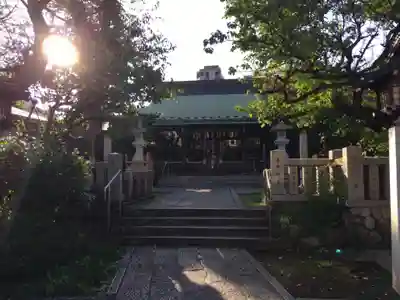 新宿下落合氷川神社の本殿・本堂