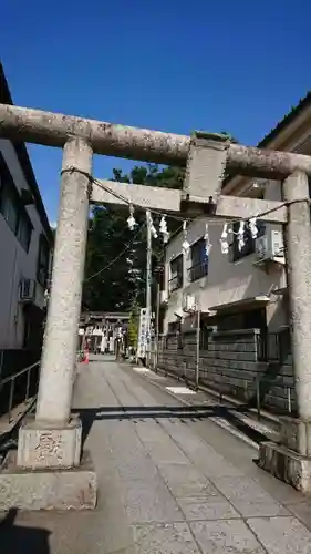 川越熊野神社の鳥居