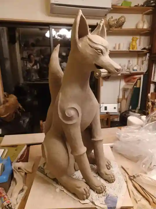 斗瑩稲荷神社の狛犬