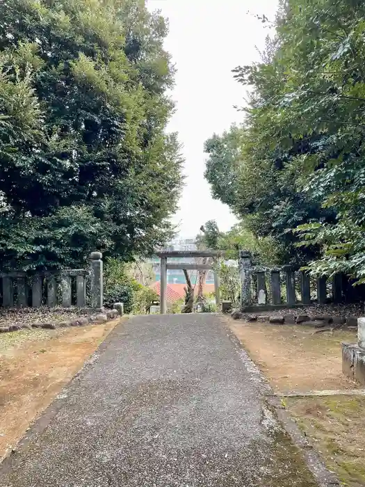 大久保神社の鳥居