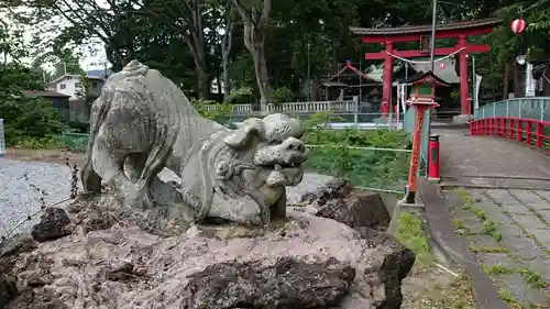 小室浅間神社の狛犬