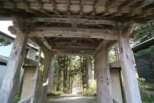 安楽寺の山門・神門