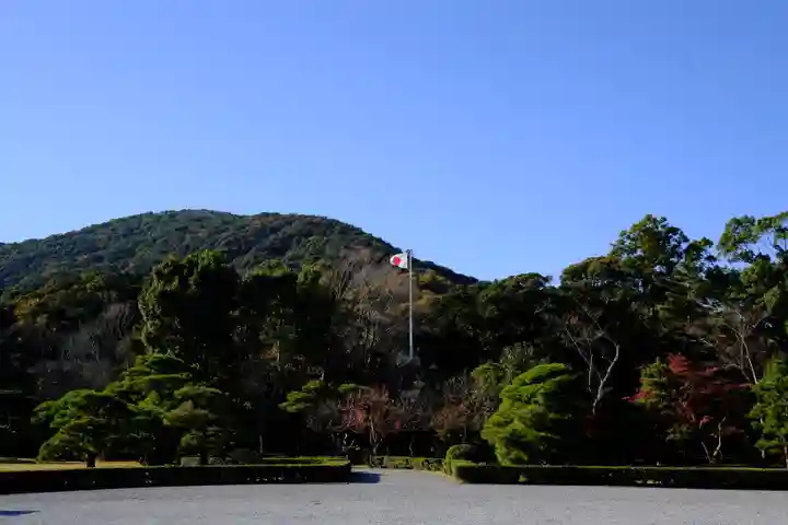 伊勢神宮内宮(皇大神宮)の庭園