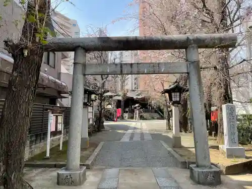 池尻稲荷神社の鳥居