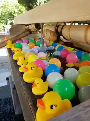鳩森八幡神社の手水舎