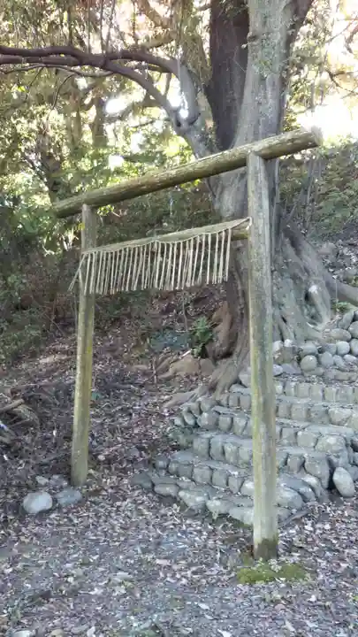 宇布賣神社の鳥居