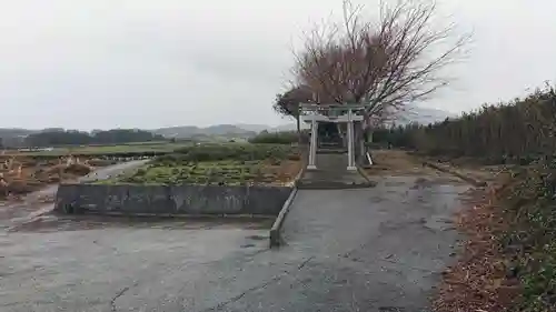 桃澤神社(愛鷹明神)中宮の鳥居