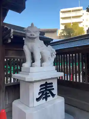 櫛田神社の狛犬