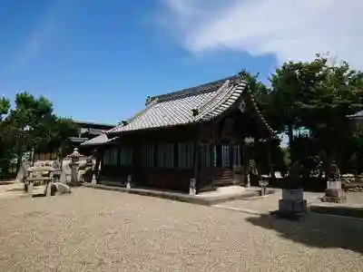 神明社・八幡社合殿の本殿