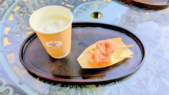 検見川神社の食事