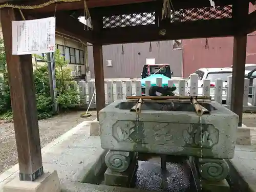 木田神社の手水舎