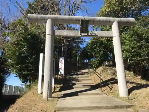 峰白山神社の鳥居