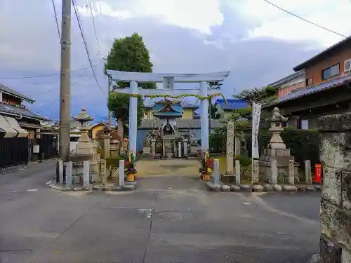 熊野社（木曽川町黒田）の鳥居