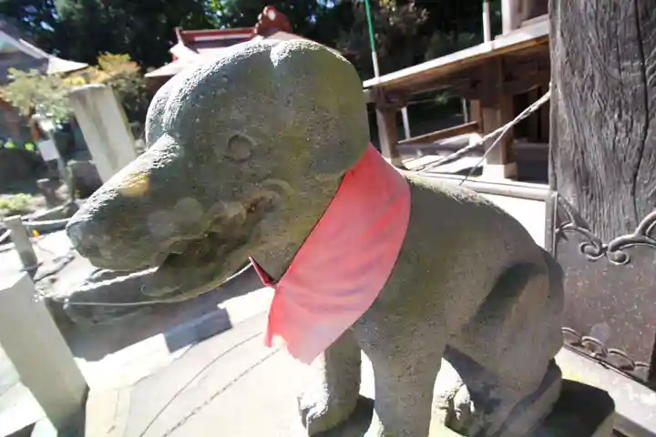 高水山 常福院 龍学寺 の狛犬