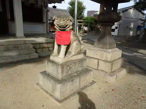 野里住吉神社の狛犬