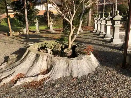 伊夫岐神社の庭園