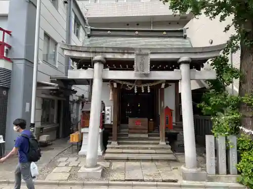 大井蔵王権現神社の鳥居