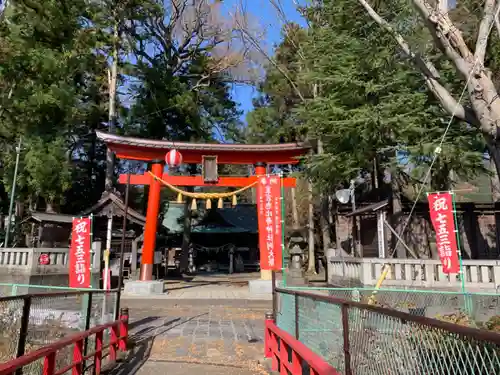 小室浅間神社の鳥居