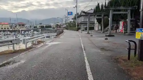 五色濱神社の景色